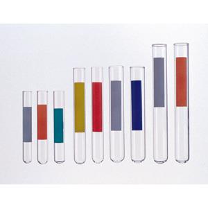 Fisherbrand_14-957-26A_颜色编码标签平端一次性玻璃试管_硼硅酸玻璃试管    16*100 mm   白色标签区
