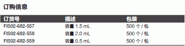 Fisherbrand_02-682-559_离心管_容量0.5ml