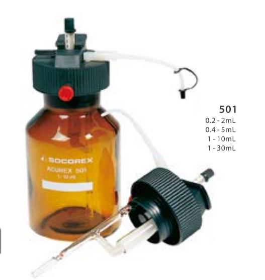 SOCOREX_501.302_紧凑型瓶口移液器_ 分液范围1 - 30 mL 试剂瓶2000ml