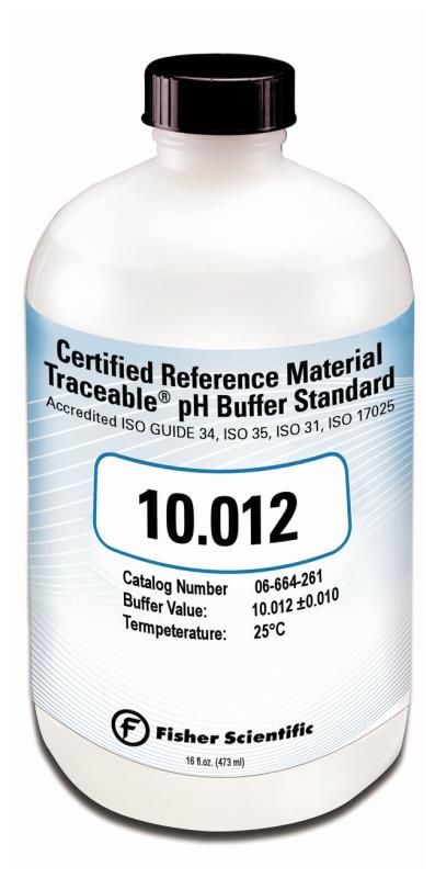 Fisherbrand_06-664-261_pH标准液（CRM)，pH值10.012，16oz/450mL_06-664-261 - 