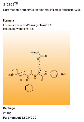 0082034039_Chromogenix S-2302（试剂）_25mg - 