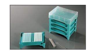 耐思/NEST_407101_PCR管架_PCR管架，96孔（8×12）  5个架一盖  PP 5个/包，25个/箱