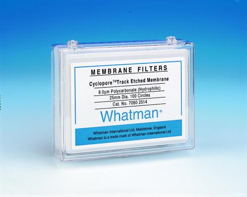 沃特曼/whatman_7062-2513_Cyclepore 聚碳酸酯膜（PC膜）_圆片  Φ25mm  孔径5.0μm  100片/包