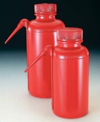 耐洁/Nalgene_DS2408-0500_UnitaryTM安全洗瓶_LDPE瓶体/装管   500 ml  红色  PP螺旋盖  4个/箱