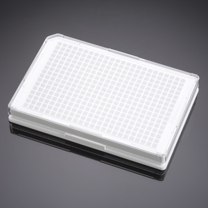 Corning BioCoat Collagen I 384 Well White Flat Bottom TC-Treated  Microplate, with Lid, Sterile, 5/P