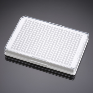 Corning BioCoat Collagen I 384 Well White/Clear Flat BottomTC-Treated Microplate, with Lid, Sterile,