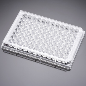 Corning® BioCoat™ Poly-D-Lysine 96 Well Clear Flat Bottom TC-Treated Microplate, with Lid, 5/Pack, 5