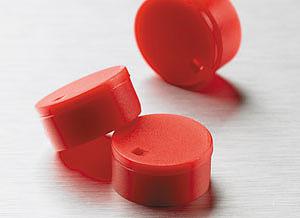 红色聚丙烯盖子色标冻存管;Corning Red Polypropylene Cryogenic Vial Cap Inserts