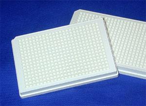 PLATE,384WL,WHT,HB,PS,WO/LID, 384孔板 白色 高结合表面 PS（聚苯乙烯）材质 无盖;25个/包,4包/箱;停产 不销售
