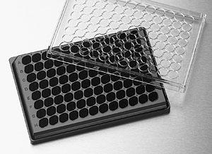 TRANSWELL-96 带盖接收板 黑色 TC表面 灭菌;Corning HTS Transwell-96 Black Receiver Plate with Lid, TC-Treated, St