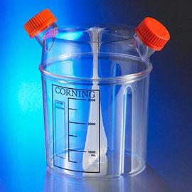 3L悬浮细胞培养瓶，透气盖 灭菌;Corning 3L  Polystyrene Disposable Spinner Flask with Vent Cap, Sterile, 1/bag, 4/c