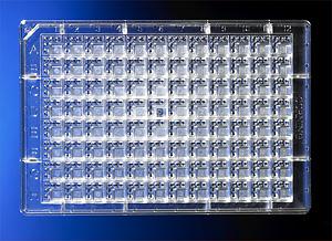 96W,CCP 5:1 CONICAL FLAT CRYST   96孔蛋白结晶微孔板 1ul体积 圆锥平底 晶体杯;10个/包， 5包/箱;停产 不销售