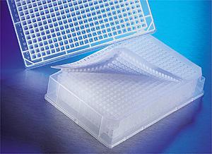 384孔板 方型 V型底 PP（聚丙烯）材质 深孔 灭菌;Corning® 384 Well Clear V-Bottom Polypropylene Not Treated Deep Well Pl