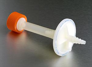 康宁33毫米发泄聚乙烯填充帽与3/8英寸(9.5毫米)ID油管和50毫米0.2μm孔疏水膜进行过滤，1个/包，5包/箱；该产品不拆零出售;停产 不销售