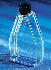 FLASK,75CM,STR,PHEN,PS,S,BK,5  培养瓶 75cm² 直颈 聚酯盖 PS（聚苯乙烯）材质 灭菌 散装;5个/包；该产品不拆零出售;停产 不销售