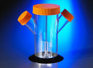 康宁500ml聚苯乙烯一次性旋压瓶，带瓶盖，无菌;Corning 500mL Polystyrene Disposable Spinner Flask with Solid Caps, Sterile