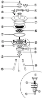 Millipore 142mm不锈钢换膜过滤器YY3014236