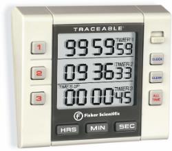 Fisherbrand_06-662-5_三通道闹铃计时器_Traceable Three-Channel Alarm Timer with Triple-Line LCD