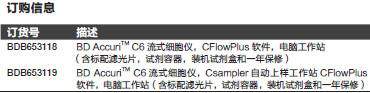 Fisherbrand_653119_流式细胞仪_BD Accuri C6流式细胞仪，Csampler自动上样工作站CFlowPlus软件，电脑工作站
