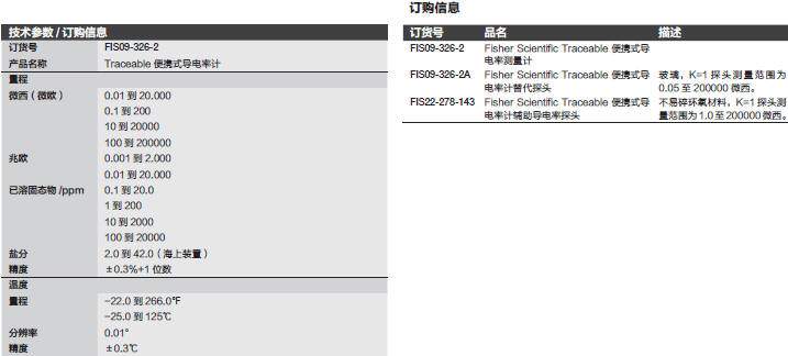 Fisherbrand_09-326-2_便携式导电率测量计_便携式导电率测量计