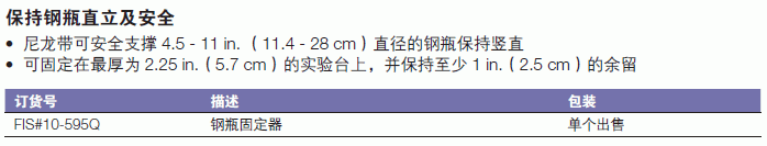Fisherbrand_10-595Q_钢瓶固定器_钢瓶固定器