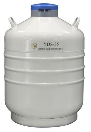 金凤/chart_ YDS-47-127_贮存型大型生物液氮罐_47L 含6个5层的方提筒