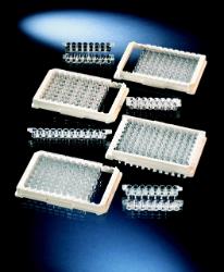 能肯/NUNC_445121_ImmunoTM板条_聚苯乙烯 带框 96孔  外部尺寸128*86mm Maxisorp表面  C8 深蓝色  10块/