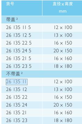 肖特/Schott_2613524_DURAN  培养管_玻璃 GL 18   34 ml  无盖