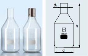 肖特/Schott_2177354_DURAN培养瓶 直型带金属盖_1000 ml