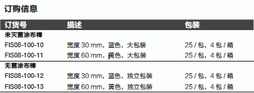 Fisherbrand_08-100-13_涂布棒_聚丙烯  灭菌 60mm  黄色 25个/包