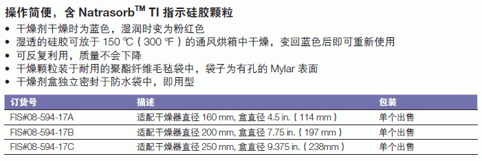 Bel-art_08-594-17C_可重复使用的干燥剂盒_适配干燥器直径250mm  盒直径238mm