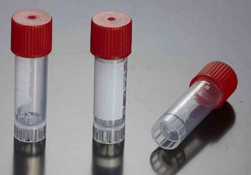 洁特/jetbiofil_FCT001050_一次性细胞冻存管_聚丙烯PP  5.0mL 长度16x59mm    自立式 已消毒20支/包  2500支/箱
