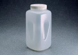 耐洁/Nalgene_2122-0010_大广口方形瓶_PPCO  4L 白色PP烯螺旋盖