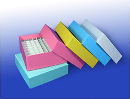 巴罗克/Biologix_90-5200_彩色纸冷冻盒_100格  2英寸高 盖子上有书写区域  5个/包.20包/箱