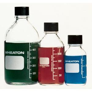 惠顿/wheaton_03-439-67F_Wheaton? 带刻度培养基瓶_玻璃  500ml  圆形  透明 不带盖