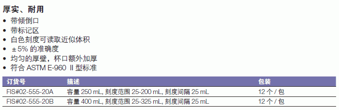 肯堡/kimble_02-555-20B_Kimble? Kimax? 厚壁烧杯_400ml