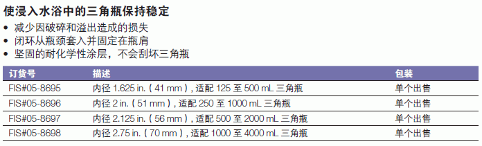 Fisherbrand_05-8698_Fisherbrand? 三角瓶固定圈_内径70mm  适配1000ml-4000ml三角瓶