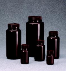 耐洁/Nalgene_312106-0008_琥珀色广口圆底瓶_HDPE  250ml 250个/箱