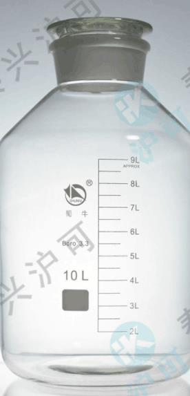 GKP-10_蜀牛10L的高硼硅广口瓶_10L